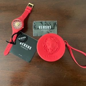 Red Versus Versace Watch